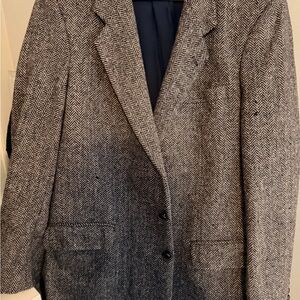 Herringbone Wool Blazer